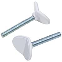 Safety 1st 24840100 Tornillo Y Adaptador para barandillas- compatible con barrera de seguridad metálica Easy Close Metal…